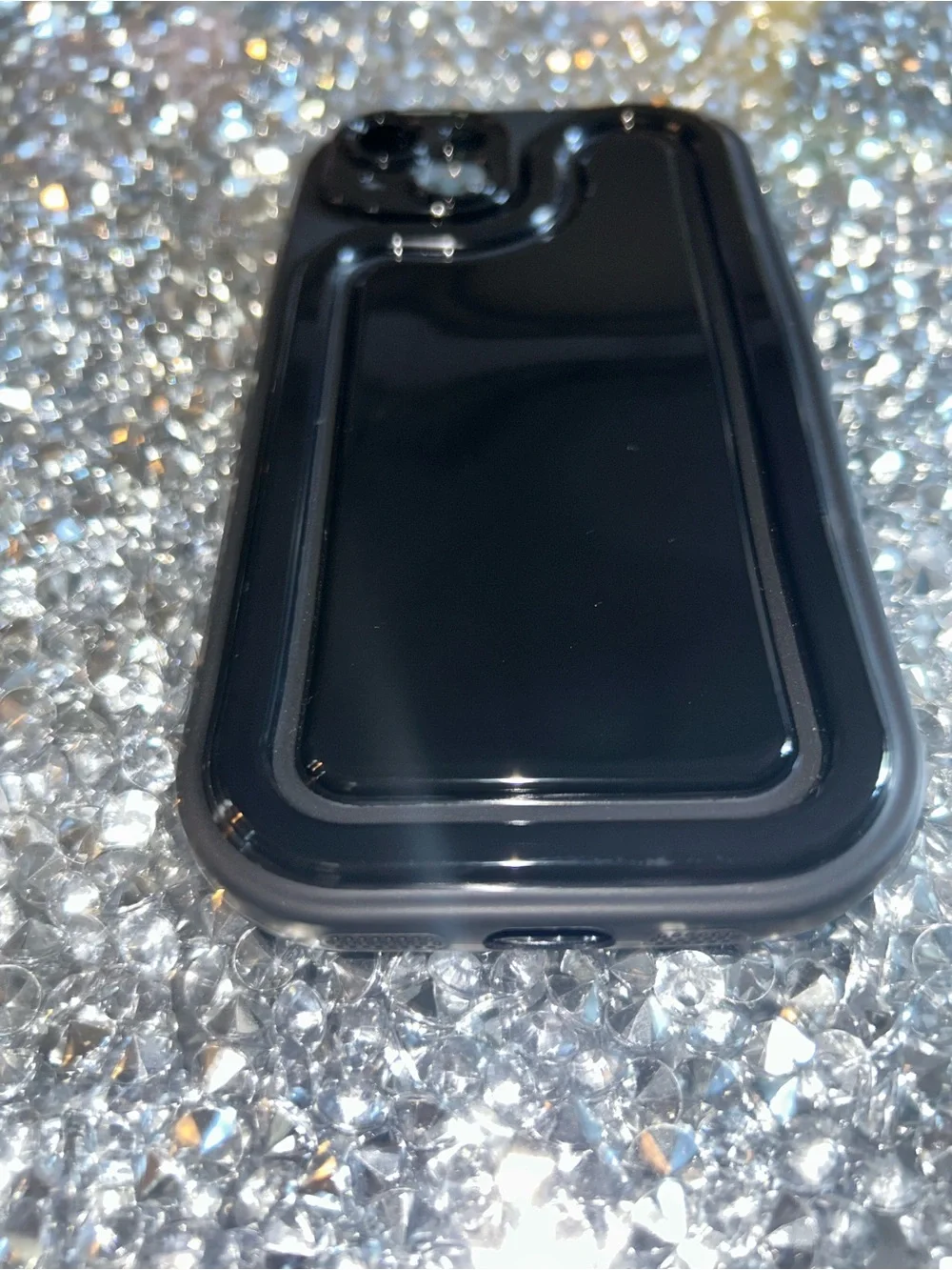 iPhone 15 pro Black Car Audio Display Screen - Black